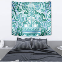 Aotearoa Iwi Ngati Paoa Tapestry Maori Wharenui House Tribal Pattern
