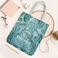 Aotearoa Iwi Ngati Paoa Tote Bag Maori Wharenui House Tribal Pattern