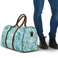 Aotearoa Iwi Ngati Paoa Travel Bag Maori Wharenui House Tribal Pattern