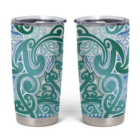 Aotearoa Iwi Ngati Paoa Tumbler Cup Maori Wharenui House Tribal Pattern