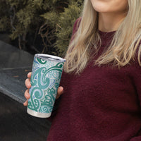Aotearoa Iwi Ngati Paoa Tumbler Cup Maori Wharenui House Tribal Pattern