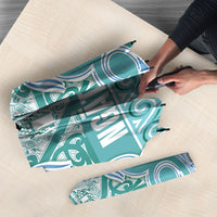 Aotearoa Iwi Ngati Paoa Umbrella Maori Wharenui House Tribal Pattern