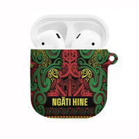 Aotearoa Iwi Ngati Hine AirPods Case Maori Wharenui House Tribal Pattern