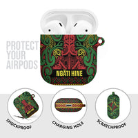 Aotearoa Iwi Ngati Hine AirPods Case Maori Wharenui House Tribal Pattern