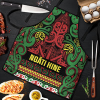 Aotearoa Iwi Ngati Hine Apron Maori Wharenui House Tribal Pattern