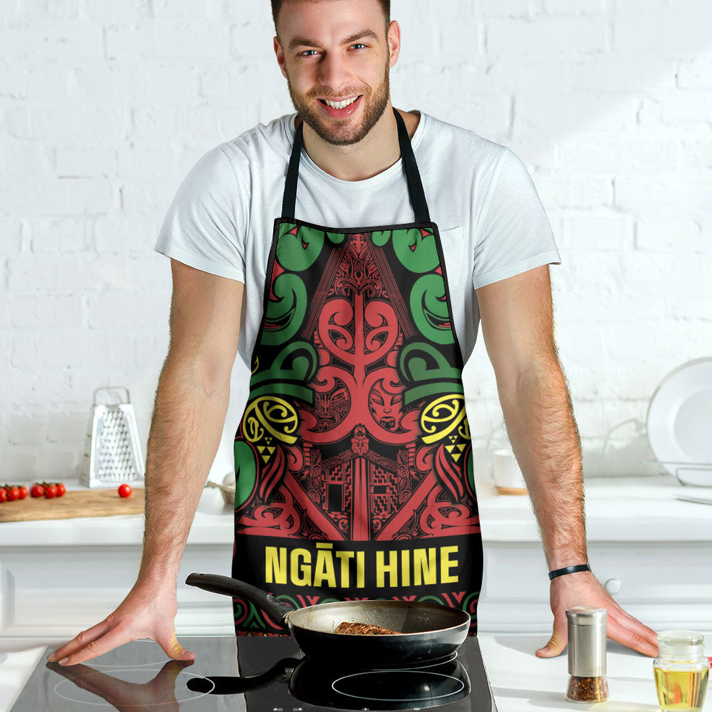 Aotearoa Iwi Ngati Hine Apron Maori Wharenui House Tribal Pattern