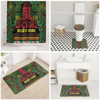 Aotearoa Iwi Ngati Hine Bathroom Set Maori Wharenui House Tribal Pattern