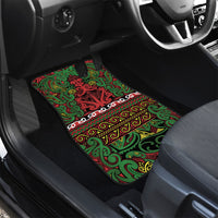 Aotearoa Iwi Ngati Hine Car Mats Maori Wharenui House Tribal Pattern