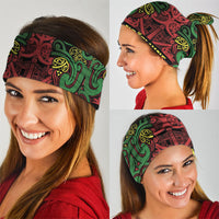 Aotearoa Iwi Ngati Hine Neck Gaiter Maori Wharenui House Tribal Pattern