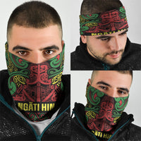Aotearoa Iwi Ngati Hine Neck Gaiter Maori Wharenui House Tribal Pattern