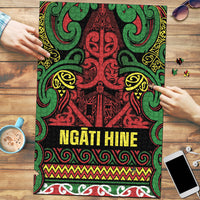 Aotearoa Iwi Ngati Hine Puzzle Maori Wharenui House Tribal Pattern