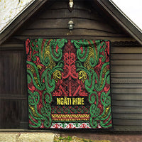 Aotearoa Iwi Ngati Hine Quilt Maori Wharenui House Tribal Pattern