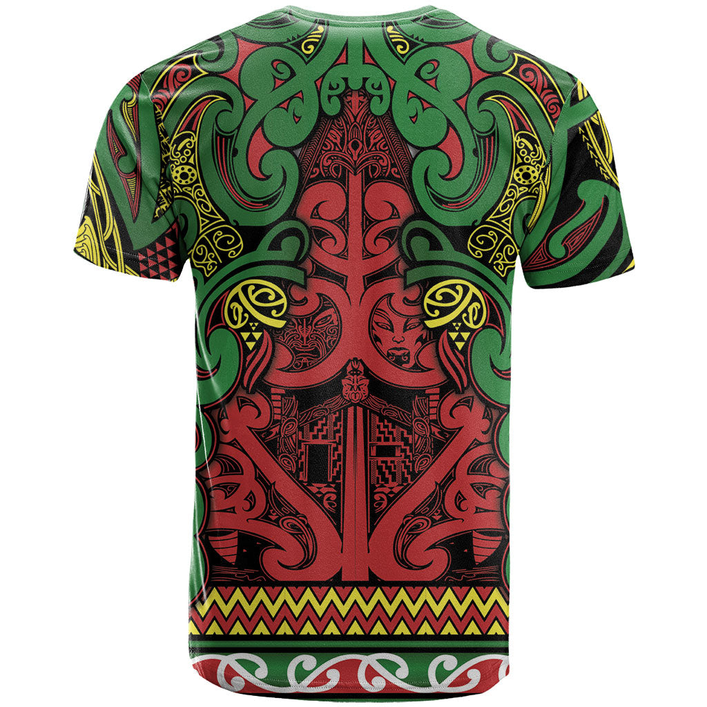 Aotearoa Iwi Ngati Hine T Shirt Maori Wharenui House Tribal Pattern