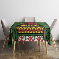 Aotearoa Iwi Ngati Hine Tablecloth Maori Wharenui House Tribal Pattern