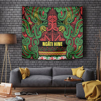 Aotearoa Iwi Ngati Hine Tapestry Maori Wharenui House Tribal Pattern