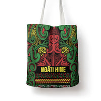 Aotearoa Iwi Ngati Hine Tote Bag Maori Wharenui House Tribal Pattern