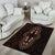 Africa Dashiki Area Rug African Tribal Art Mixed Polynesian Tattoo Red Color Unique LT9 - Polynesian Pride