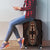 Africa Dashiki Luggage Cover African Tribal Art Mixed Polynesian Tattoo Red Color Unique LT9 - Polynesian Pride