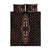 Africa Dashiki Quilt Bed Set African Tribal Art Mixed Polynesian Tattoo Red Color Unique LT9 Red - Polynesian Pride