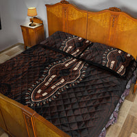 Africa Dashiki Quilt Bed Set African Tribal Art Mixed Polynesian Tattoo Red Color Unique LT9 - Polynesian Pride