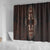 Africa Dashiki Shower Curtain African Tribal Art Mixed Polynesian Tattoo Red Color Unique LT9 - Polynesian Pride