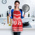 Custom Mate Ma'a Tonga Heritage Apron Pacific Tribal Rugby Red Edition - Polynesian Pride