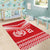 Custom Mate Ma'a Tonga Heritage Area Rug Pacific Tribal Rugby Red Edition - Polynesian Pride