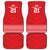 Custom Mate Ma'a Tonga Heritage Car Mats Pacific Tribal Rugby Red Edition - Polynesian Pride