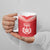 Custom Mate Ma'a Tonga Heritage Ceramic Mug Pacific Tribal Rugby Red Edition - Polynesian Pride