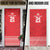Custom Mate Ma'a Tonga Heritage Door Cover Pacific Tribal Rugby Red Edition - Polynesian Pride