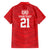 Custom Mate Ma'a Tonga Heritage Family Matching Off Shoulder Short Dress and Hawaiian Shirt Pacific Tribal Rugby Red Edition - Polynesian Pride