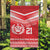 Custom Mate Ma'a Tonga Heritage Garden Flag Pacific Tribal Rugby Red Edition - Polynesian Pride