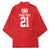 Custom Mate Ma'a Tonga Heritage Kimono Pacific Tribal Rugby Red Edition - Polynesian Pride