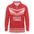 Custom Mate Ma'a Tonga Heritage Long Sleeve Polo Shirt Pacific Tribal Rugby Red Edition - Polynesian Pride