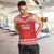 Custom Mate Ma'a Tonga Heritage Men Tank Top Pacific Tribal Rugby Red Edition - Polynesian Pride