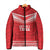 Custom Mate Ma'a Tonga Heritage Padded Jacket Pacific Tribal Rugby Red Edition - Polynesian Pride