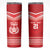 Custom Mate Ma'a Tonga Heritage Skinny Tumbler Pacific Tribal Rugby Red Edition - Polynesian Pride