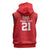 Custom Mate Ma'a Tonga Heritage Sleeveless Hoodie Pacific Tribal Rugby Red Edition - Polynesian Pride