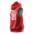 Custom Mate Ma'a Tonga Heritage Sleeveless Hoodie Pacific Tribal Rugby Red Edition - Polynesian Pride