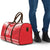 Custom Mate Ma'a Tonga Heritage Travel Bag Pacific Tribal Rugby Red Edition - Polynesian Pride