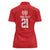 Custom Mate Ma'a Tonga Heritage Women Polo Shirt Pacific Tribal Rugby Red Edition - Polynesian Pride