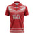 Custom Mate Ma'a Tonga Heritage Zipper Polo Shirt Pacific Tribal Rugby Red Edition - Polynesian Pride