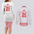 Custom Mate Ma'a Tonga Heritage Couples Matching Long Sleeve Bodycon Dress and Long Sleeve Button Shirt Pacific Tribal Rugby White Edition - Polynesian Pride