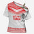 Custom Mate Ma'a Tonga Heritage Cross Shoulder Shirt Pacific Tribal Rugby White Edition - Polynesian Pride