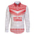Custom Mate Ma'a Tonga Heritage Family Matching Puletasi and Hawaiian Shirt Pacific Tribal Rugby White Edition - Polynesian Pride
