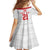 Custom Mate Ma'a Tonga Heritage Family Matching Summer Maxi Dress and Hawaiian Shirt Pacific Tribal Rugby White Edition - Polynesian Pride