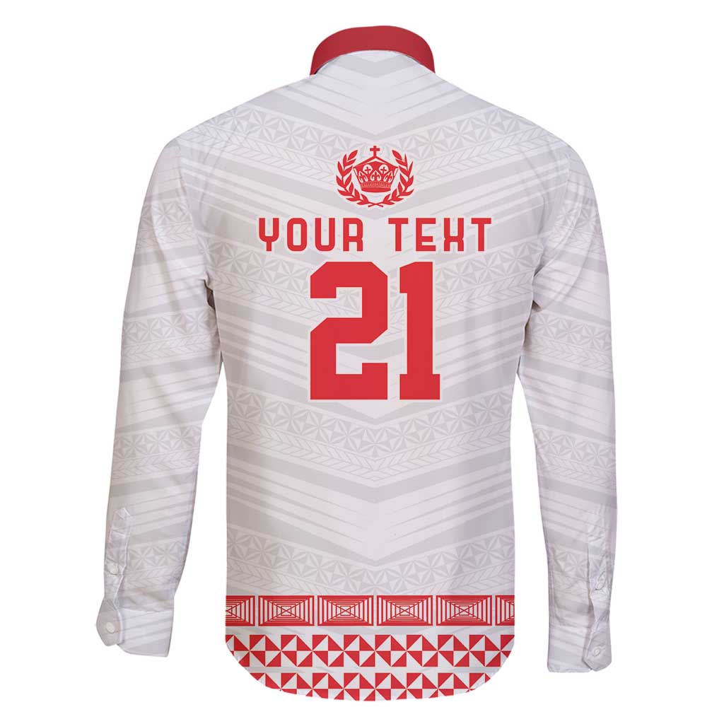 Custom Mate Ma'a Tonga Heritage Family Matching Summer Maxi Dress and Hawaiian Shirt Pacific Tribal Rugby White Edition - Polynesian Pride