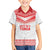 Custom Mate Ma'a Tonga Heritage Kid Hawaiian Shirt Pacific Tribal Rugby White Edition - Polynesian Pride