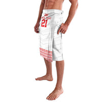 Custom Mate Ma'a Tonga Heritage Lavalava Pacific Tribal Rugby White Edition - Polynesian Pride