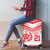 Custom Mate Ma'a Tonga Heritage Luggage Cover Pacific Tribal Rugby White Edition - Polynesian Pride